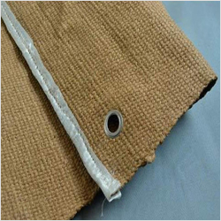 Vermiculated insulation ceramic cloth